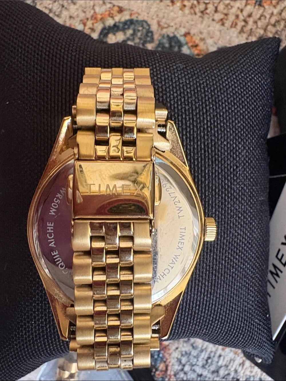 Rare! Timex X Jacquie Aiche Evil Eye  Bracelet Watch with Turquoise Dial
